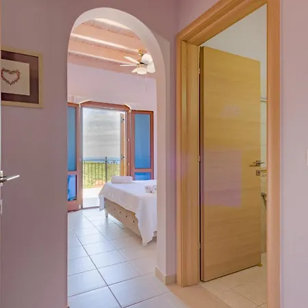 بيت للعطل Brand New: Agrilias Sea And Sunset View House *